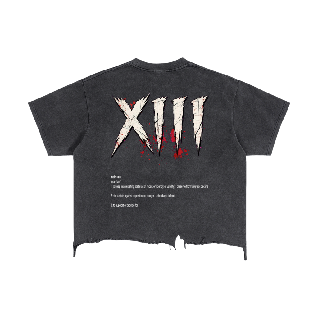 MAINTAIN FEAR TEE